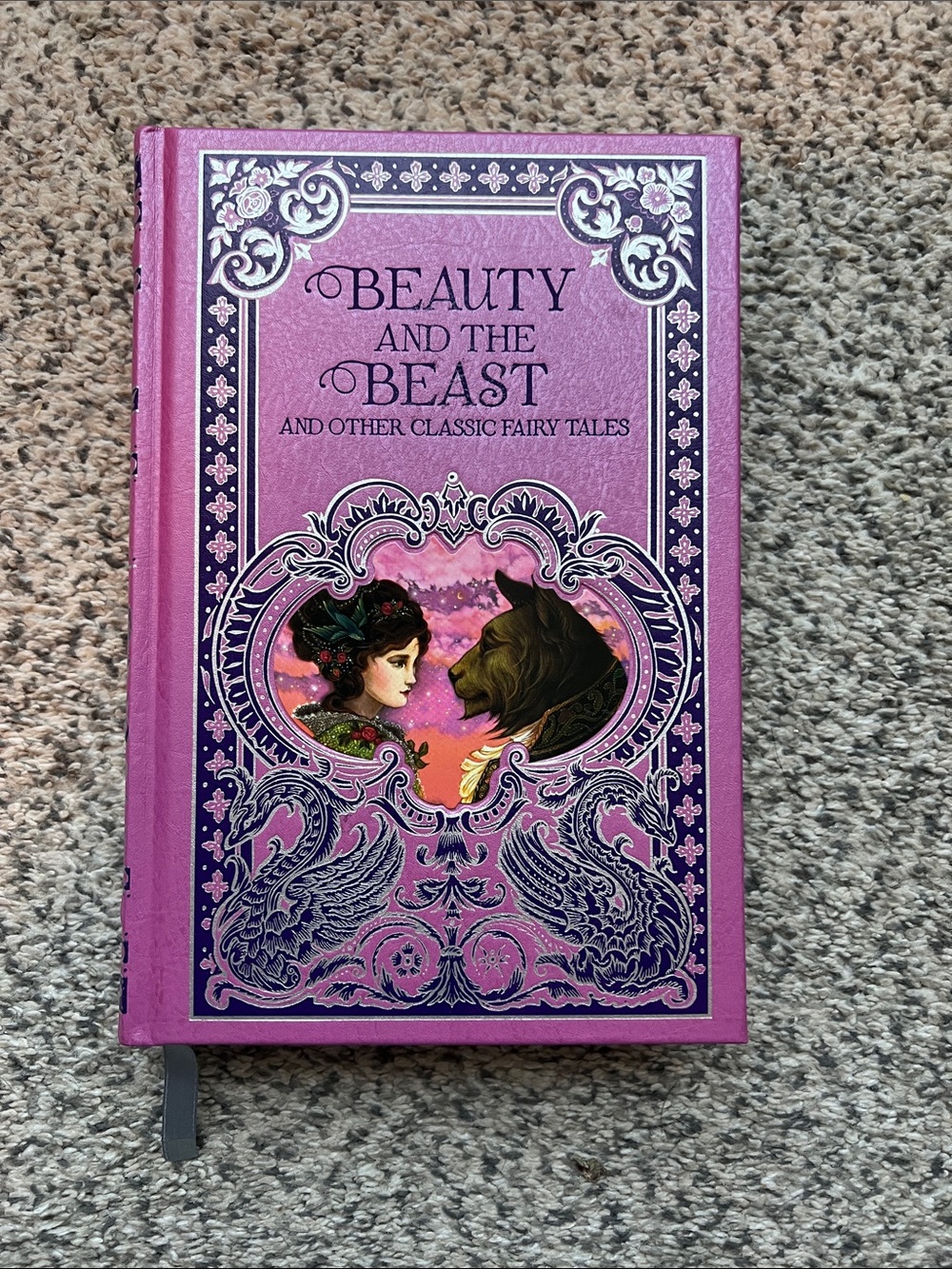 Barnes & Noble Purple and Pink Beauty and the Beast Illustrated Journal